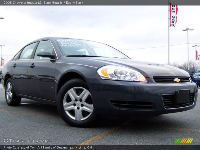 Slate Metallic / Ebony Black 2008 Chevrolet Impala LS