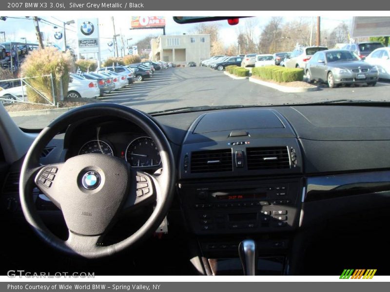 Silver Grey Metallic / Black 2007 BMW X3 3.0si