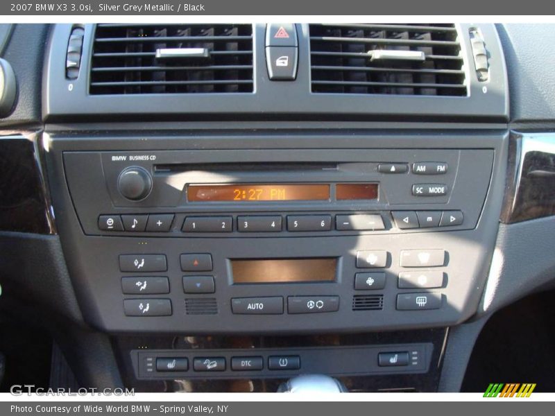Silver Grey Metallic / Black 2007 BMW X3 3.0si