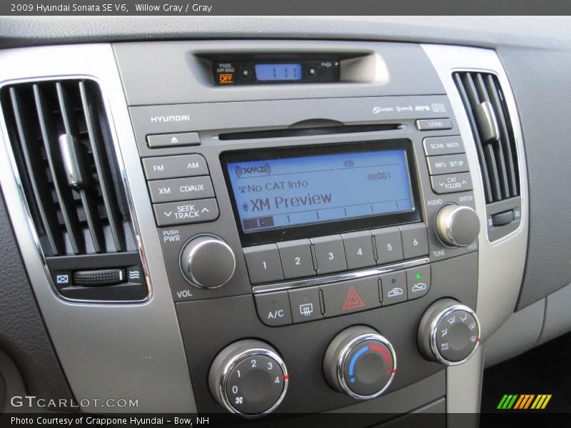 Willow Gray / Gray 2009 Hyundai Sonata SE V6