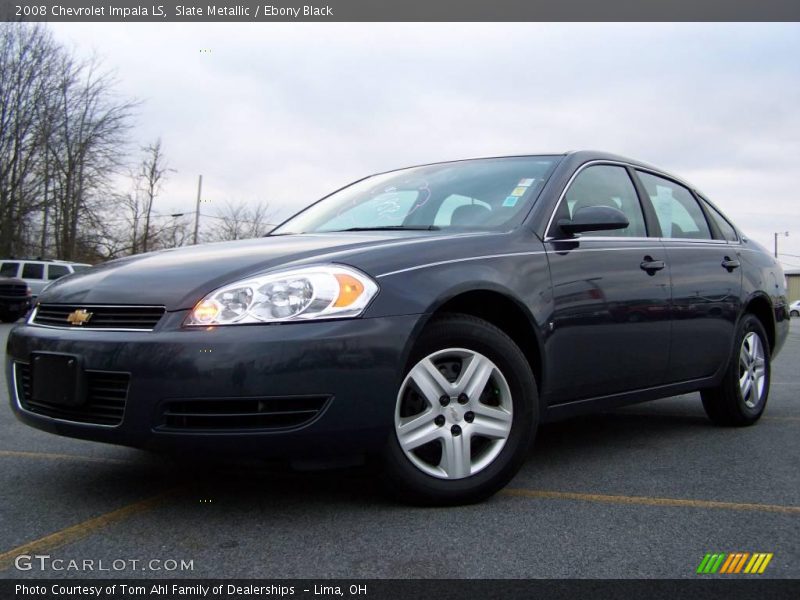Slate Metallic / Ebony Black 2008 Chevrolet Impala LS