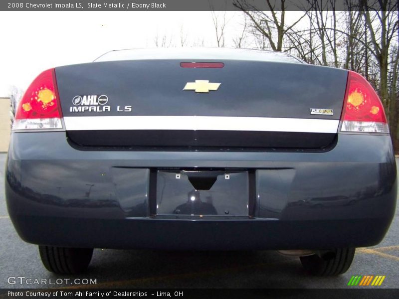 Slate Metallic / Ebony Black 2008 Chevrolet Impala LS
