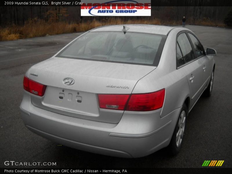 Bright Silver / Gray 2009 Hyundai Sonata GLS