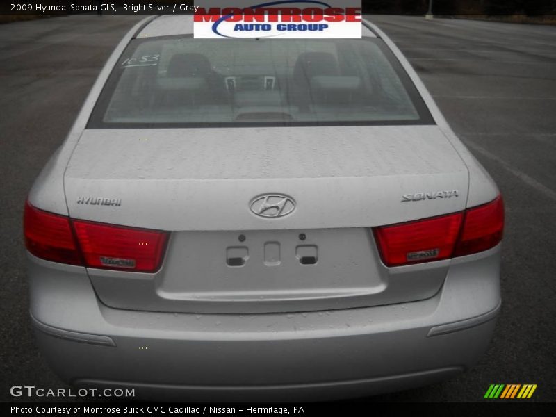 Bright Silver / Gray 2009 Hyundai Sonata GLS
