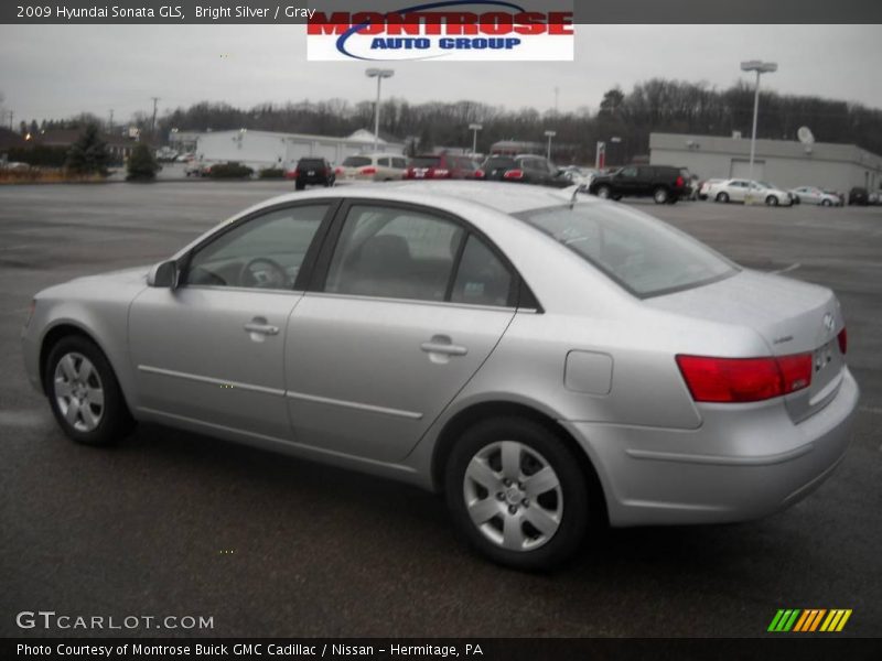 Bright Silver / Gray 2009 Hyundai Sonata GLS