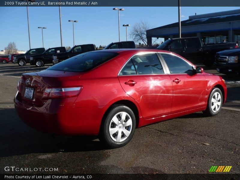Barcelona Red Metallic / Ash 2009 Toyota Camry LE