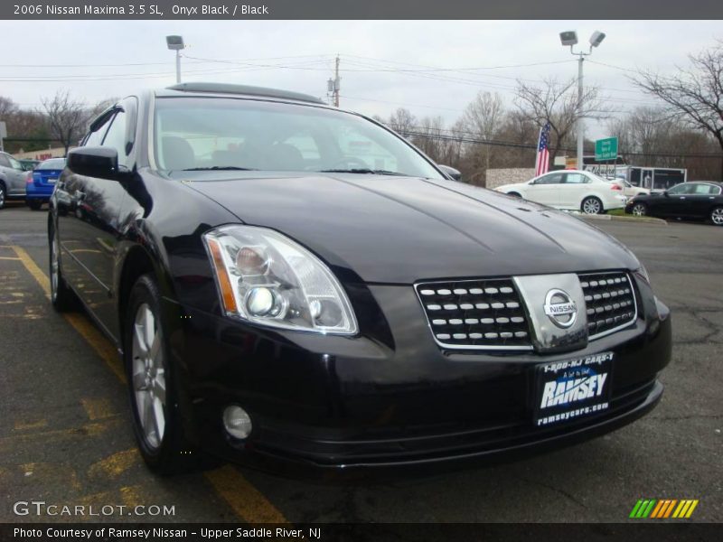 Onyx Black / Black 2006 Nissan Maxima 3.5 SL