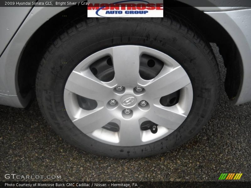 Bright Silver / Gray 2009 Hyundai Sonata GLS