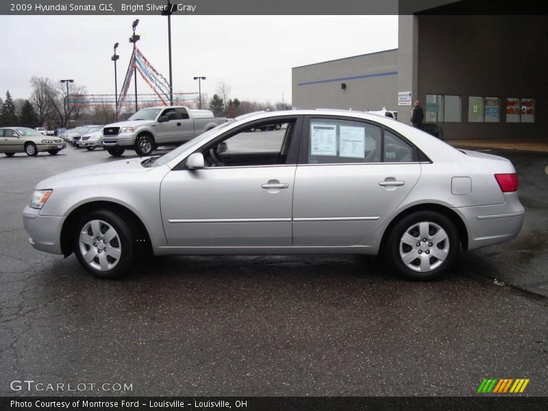 Bright Silver / Gray 2009 Hyundai Sonata GLS