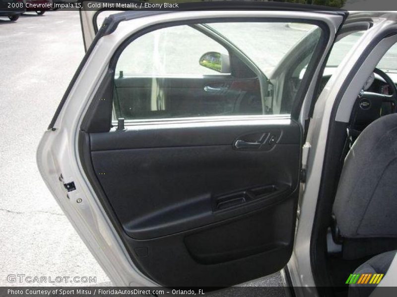 Gold Mist Metallic / Ebony Black 2008 Chevrolet Impala LS