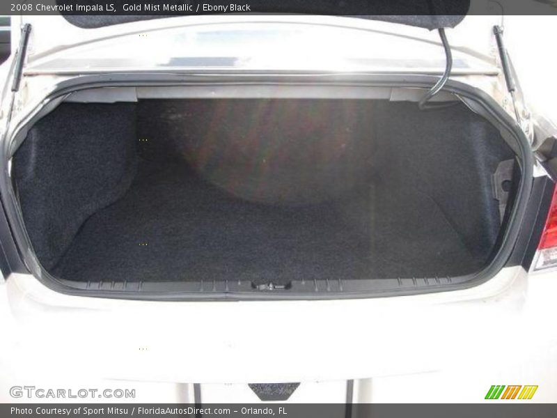Gold Mist Metallic / Ebony Black 2008 Chevrolet Impala LS