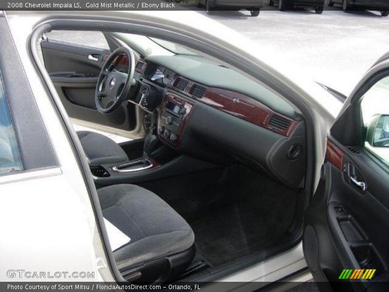 Gold Mist Metallic / Ebony Black 2008 Chevrolet Impala LS