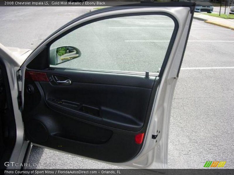 Gold Mist Metallic / Ebony Black 2008 Chevrolet Impala LS