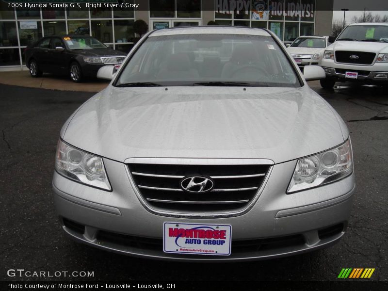 Bright Silver / Gray 2009 Hyundai Sonata GLS