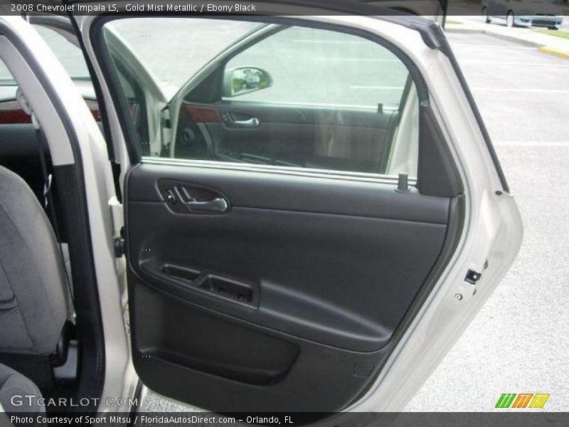 Gold Mist Metallic / Ebony Black 2008 Chevrolet Impala LS