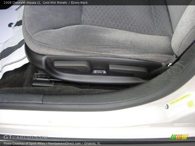 Gold Mist Metallic / Ebony Black 2008 Chevrolet Impala LS
