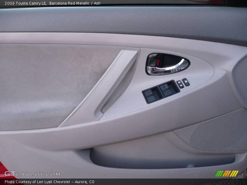 Barcelona Red Metallic / Ash 2009 Toyota Camry LE