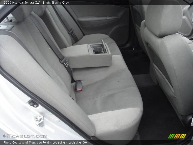 Bright Silver / Gray 2009 Hyundai Sonata GLS