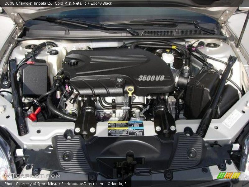 Gold Mist Metallic / Ebony Black 2008 Chevrolet Impala LS