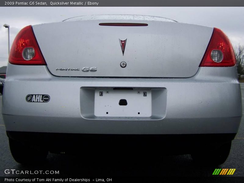 Quicksilver Metallic / Ebony 2009 Pontiac G6 Sedan
