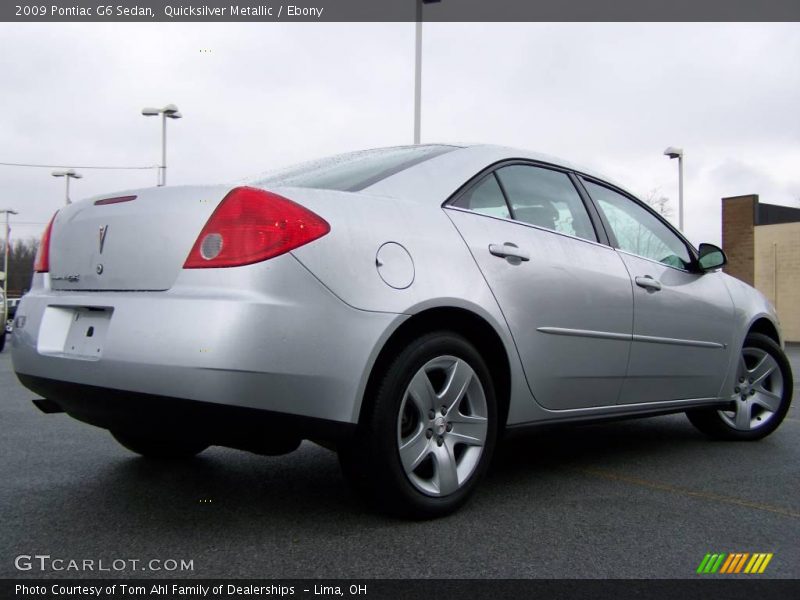 Quicksilver Metallic / Ebony 2009 Pontiac G6 Sedan