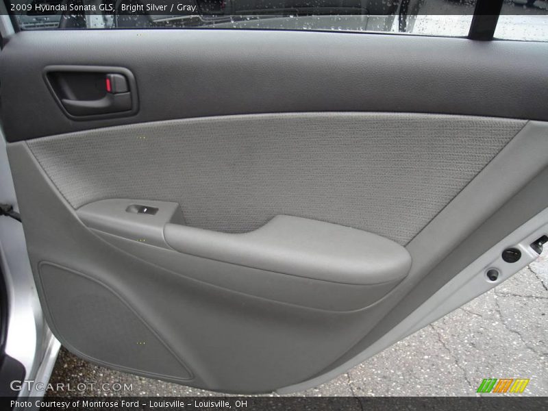 Bright Silver / Gray 2009 Hyundai Sonata GLS