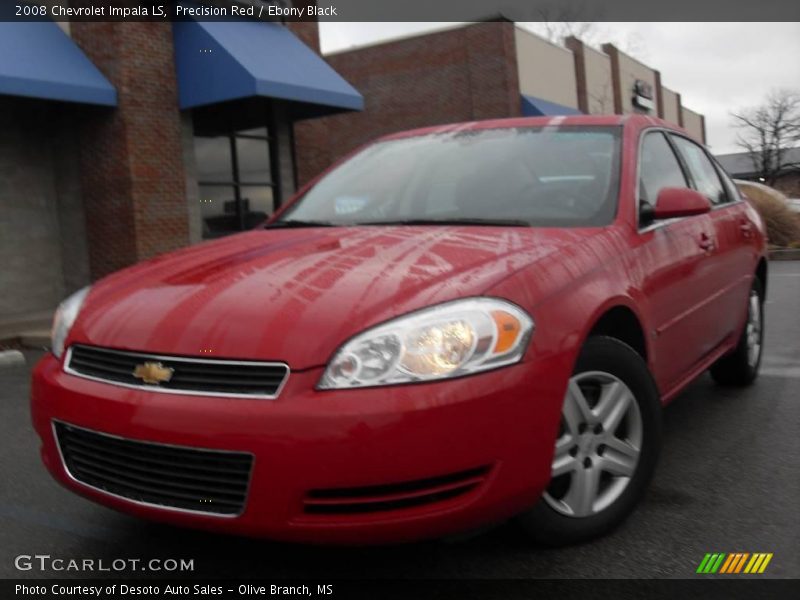 Precision Red / Ebony Black 2008 Chevrolet Impala LS