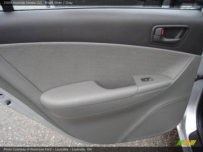 Bright Silver / Gray 2009 Hyundai Sonata GLS