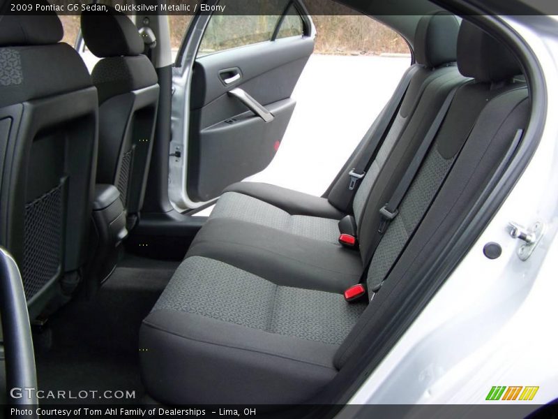 Quicksilver Metallic / Ebony 2009 Pontiac G6 Sedan