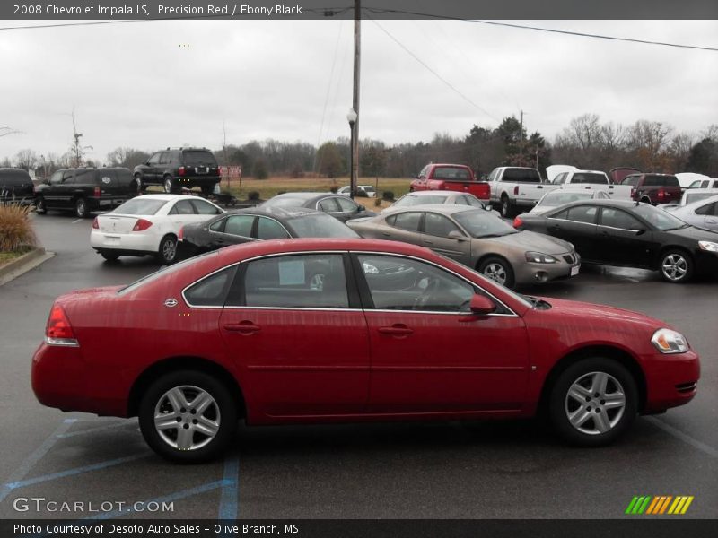 Precision Red / Ebony Black 2008 Chevrolet Impala LS