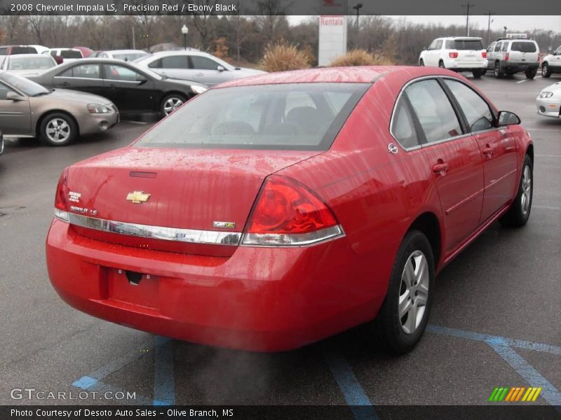 Precision Red / Ebony Black 2008 Chevrolet Impala LS