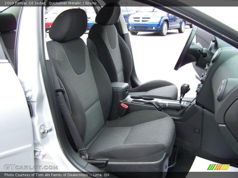 Quicksilver Metallic / Ebony 2009 Pontiac G6 Sedan