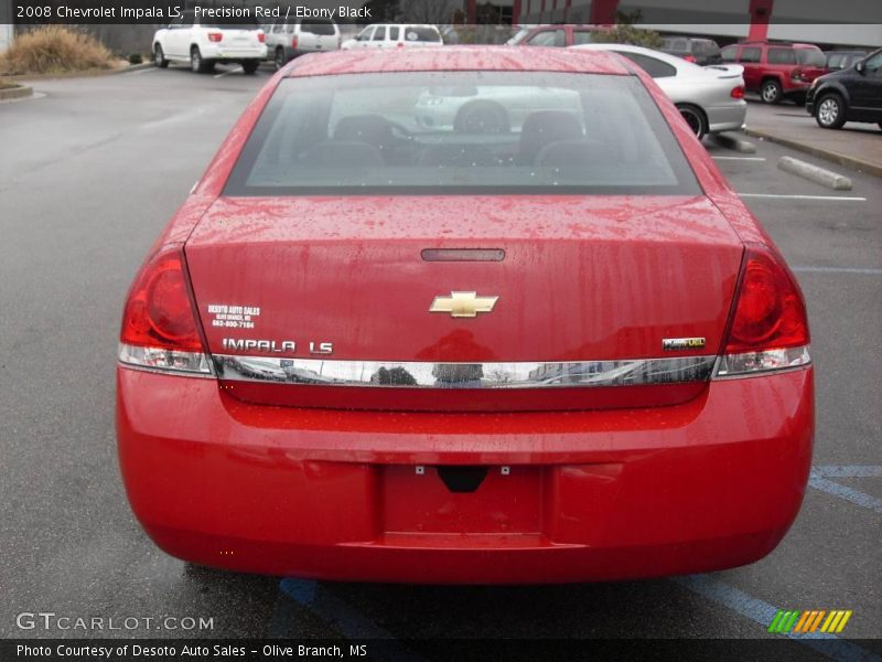 Precision Red / Ebony Black 2008 Chevrolet Impala LS