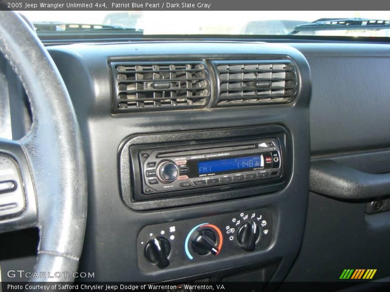 Patriot Blue Pearl / Dark Slate Gray 2005 Jeep Wrangler Unlimited 4x4