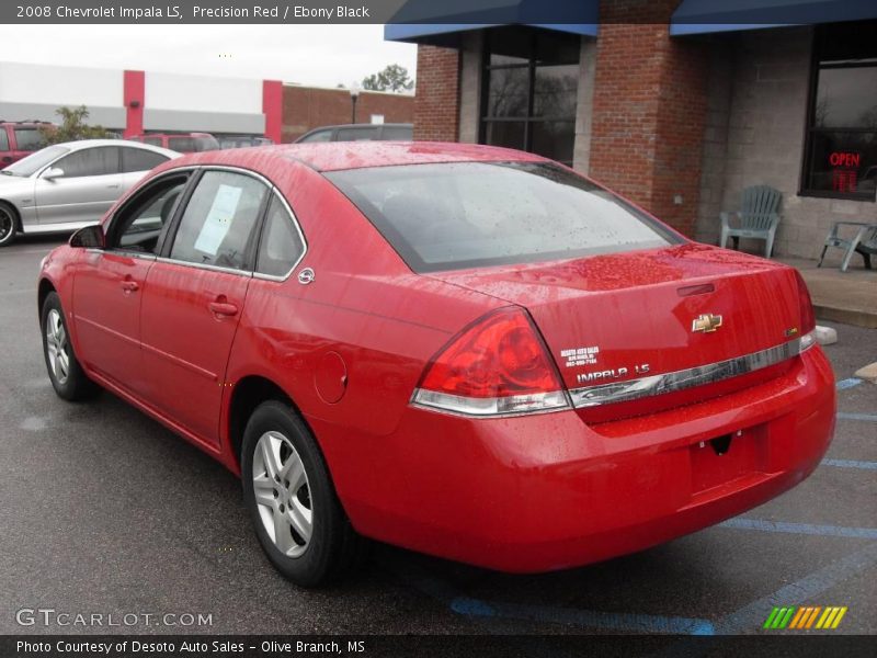 Precision Red / Ebony Black 2008 Chevrolet Impala LS