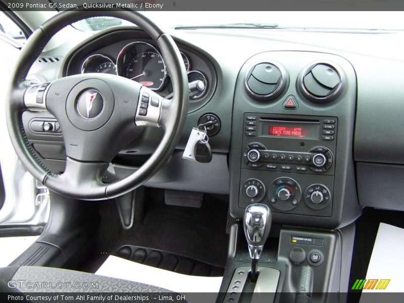 Quicksilver Metallic / Ebony 2009 Pontiac G6 Sedan