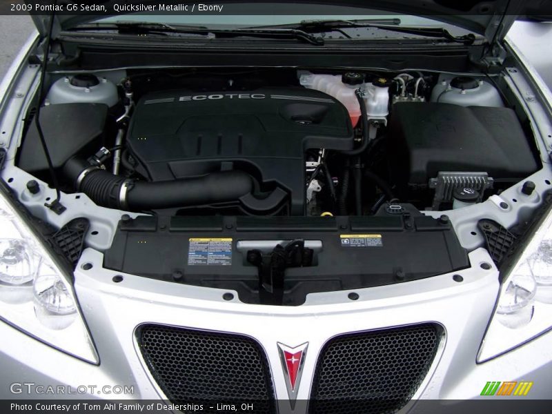 Quicksilver Metallic / Ebony 2009 Pontiac G6 Sedan
