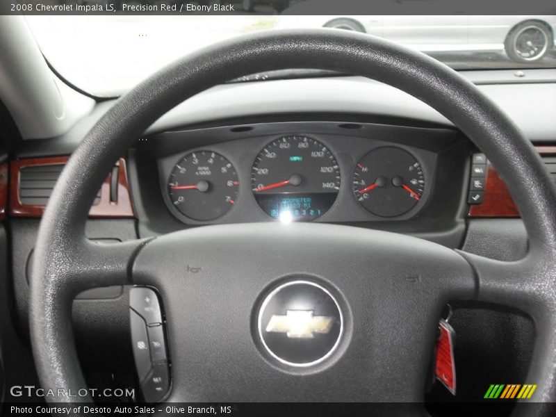 Precision Red / Ebony Black 2008 Chevrolet Impala LS