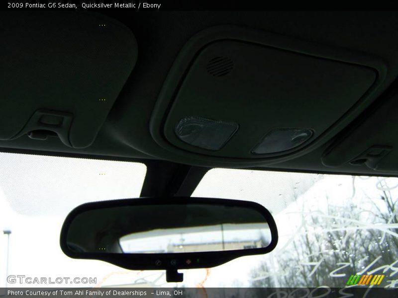 Quicksilver Metallic / Ebony 2009 Pontiac G6 Sedan