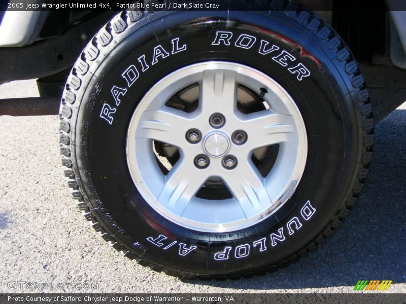 Patriot Blue Pearl / Dark Slate Gray 2005 Jeep Wrangler Unlimited 4x4