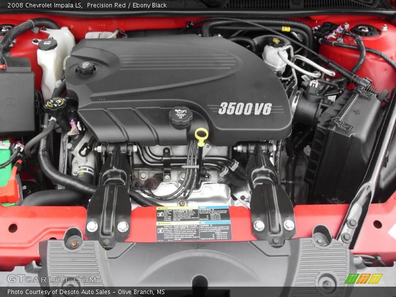 Precision Red / Ebony Black 2008 Chevrolet Impala LS