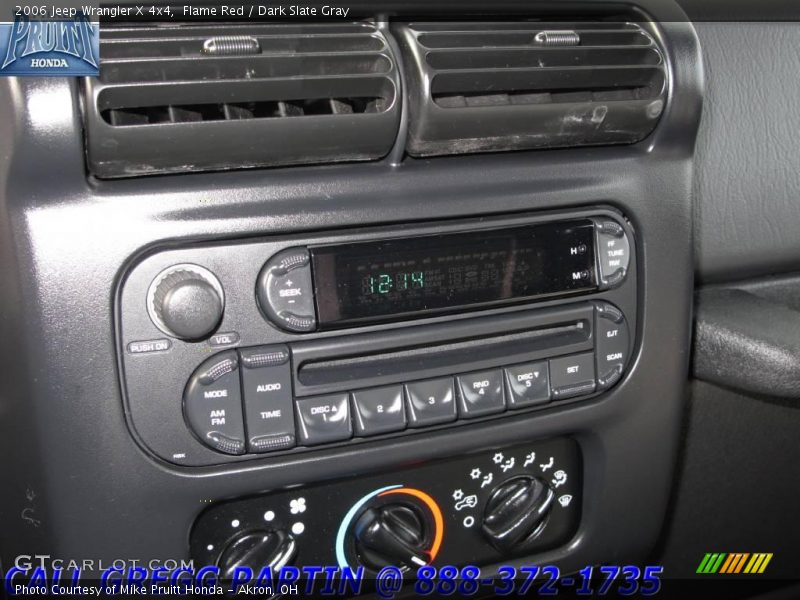 Flame Red / Dark Slate Gray 2006 Jeep Wrangler X 4x4