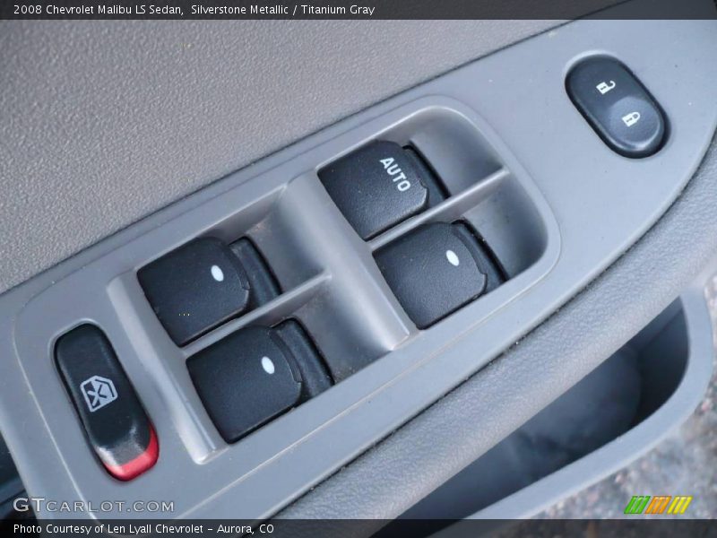 Silverstone Metallic / Titanium Gray 2008 Chevrolet Malibu LS Sedan