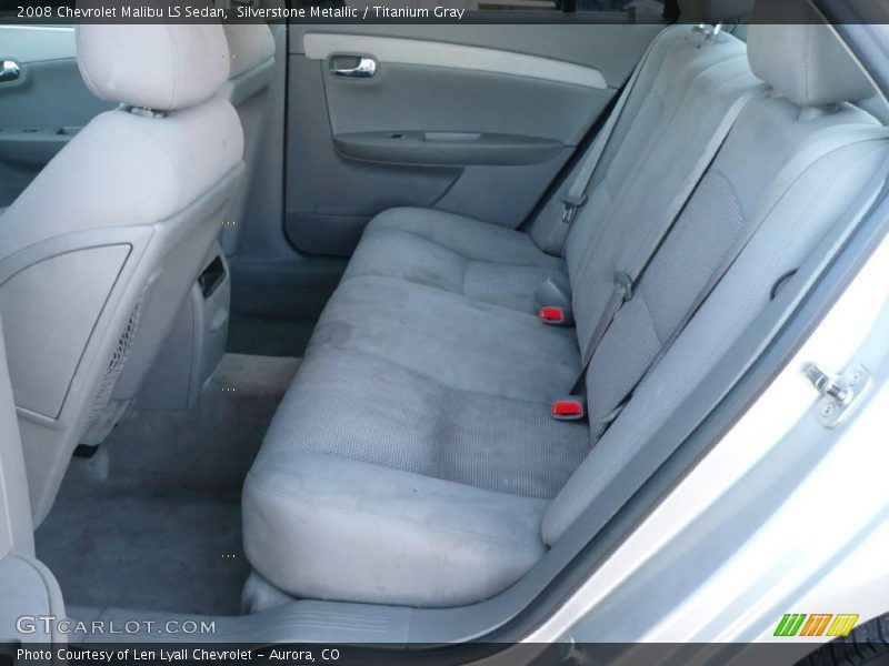 Silverstone Metallic / Titanium Gray 2008 Chevrolet Malibu LS Sedan