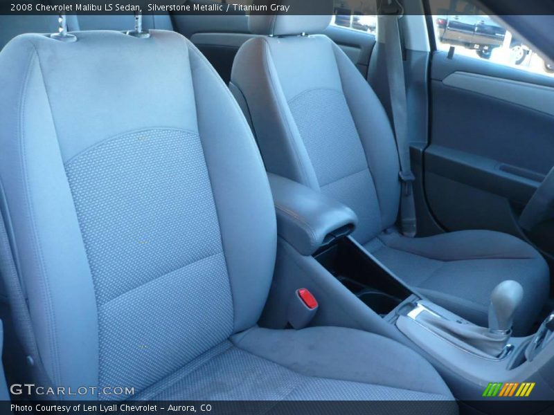 Silverstone Metallic / Titanium Gray 2008 Chevrolet Malibu LS Sedan