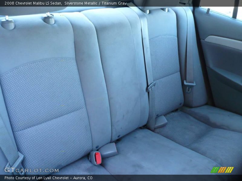Silverstone Metallic / Titanium Gray 2008 Chevrolet Malibu LS Sedan