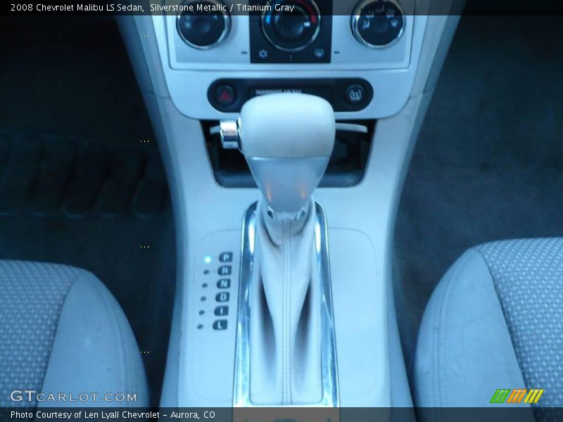 Silverstone Metallic / Titanium Gray 2008 Chevrolet Malibu LS Sedan