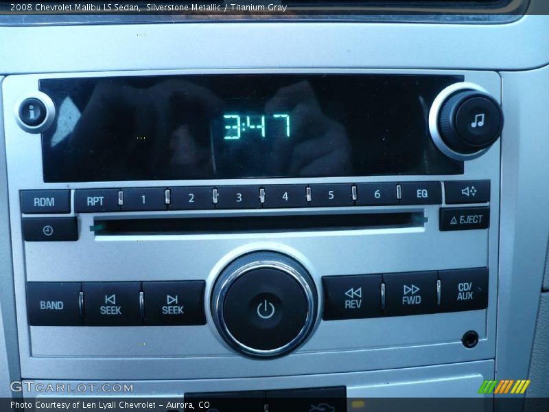 Silverstone Metallic / Titanium Gray 2008 Chevrolet Malibu LS Sedan