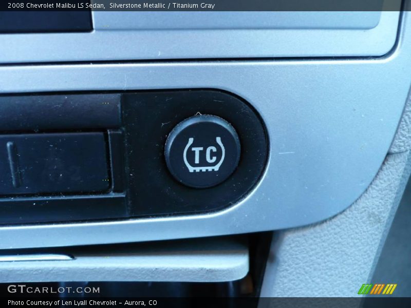 Silverstone Metallic / Titanium Gray 2008 Chevrolet Malibu LS Sedan
