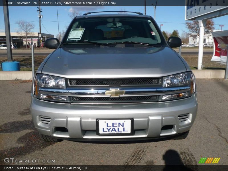 Silverstone Metallic / Light Gray 2008 Chevrolet TrailBlazer LS 4x4